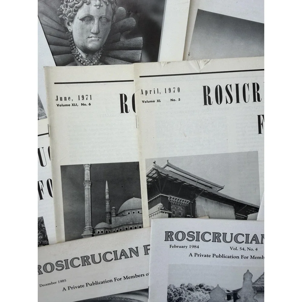 Rosicrucian FORUM Magazine 19 Random From 1970-1989